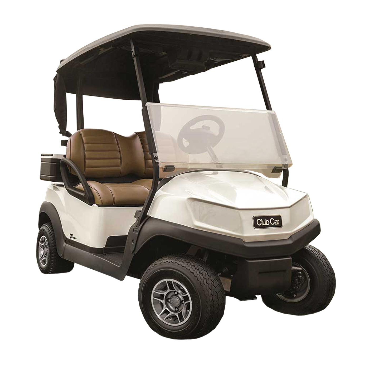 Golf car and snowblower