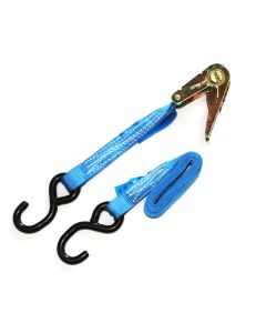 1" x 10' ratchet strap with S-hook and 586 lbs latch SMARTOW