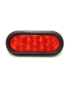 Lumière de position LED 6 1/2" x 2 1/4" rouge 10 diodes