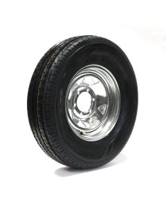 225/75R15 6 ply LRC 2150 lbs radial Sterling tire and 15" 6 holes galvanized rim