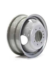 16" x 6" 8 holes 3500 lbs grey double rim