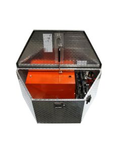 8 gallons power unit double-double-acting first section single with aluminum box