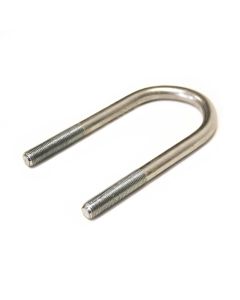 2 3/8" x 5" round U-bolt zinc 1/2" stem