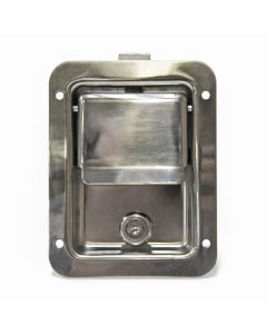 Poignée acier inoxydable avec serrure type A1 4 1/4" x 5 1/2"