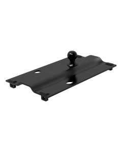 Bent plate fifth wheel rail Gooseneck hitch with 2 5/16" 25K ball CURT