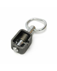 5/8" spring latch steel-zinc plated pin