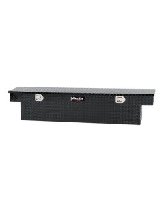69 3/4" x 12" x 15 1/4" black aluminum narrow crossover box DEEZEE