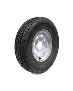 ST145R12 10 ply LRE 1520 lbs radial Sterling tire and 12" 5 holes rally rim