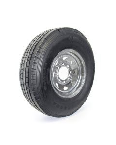 235/85R16 14 ply LRG 4400 lbs radial Westlake tire and 16" 8 holes galvanized rim