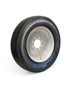 215/75R175 16 ply LRH 4805 lbs radial Westlake tire and 17 1/2" 8 holes white rim