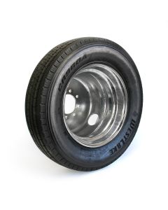 215/75R175 16 ply LRH 4805 lbs radial Westlake tire and 17 1/2" 8 holes 6.5" B.C. galvanized double rim