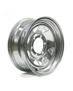 15" x 6" 6 holes 2830 lbs galvanized rim