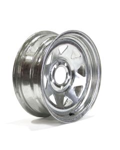 15" x 6" 5 holes 2200 lbs galvanized rim