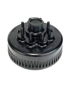 12 1/4" x 3 3/8" 8 studs drum 5/8" studs 6.5" B.C. 8K grease and assembled FRAMECO