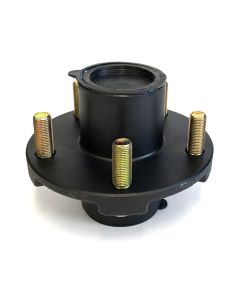 Moyeu 5 goujons 1/2" B.C. 4,5" 2K roue 8"-12" assemblé et graissé seul FRAMECO