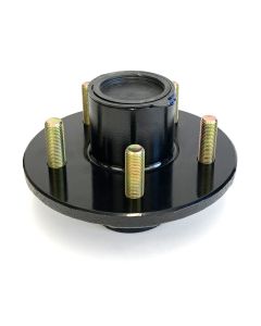 Moyeu 5 goujons 1/2" B.C. 4,5" 2K roue 10"-15" assemblé et graissé seul FRAMECO