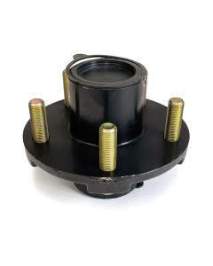 Moyeu 5 goujons 1/2" B.C. 4,5" 2K cône 1" graissé et assemblé seul FRAMECO