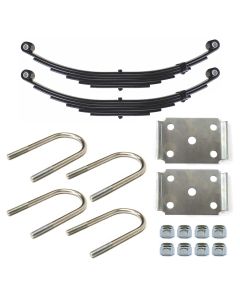 25 1/4" x 1 3/4" 6.7K 6L double eye spring kit for 3" tube with hardware