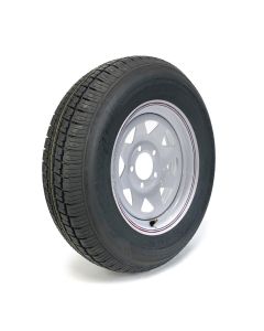 205/75R14 6 ply LRC 1760 lbs radial Castle Rock tire and 14" 5 holes rally rim