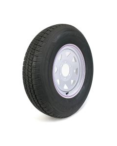 235/80R16 10 ply LRE 3520 lbs radial Castle Rock tire and 16" 6 holes rally rim