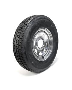 235/80R16 10 ply LRE 3520 lbs radial Castle Rock tire and 16" 6 holes galvanized rim