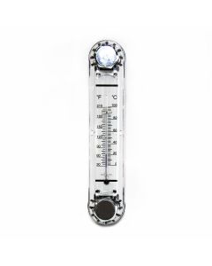 Plastic oil lever gauge with temperature indicator