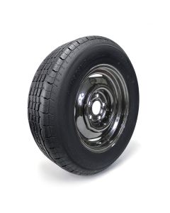 ST205/75R15 8 ply LRD 2150 lbs radial Westlake tire and 15" 5 holes black rim