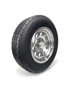 ST205/75R15 8 ply LRD 2150 lbs radial Westlake tire and 15" 5 holes aluminum modular rim