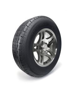 ST205/75R15 8 ply LRD 2150 lbs radial Westlake tire and 15" 5 holes S5-model aluminum rim