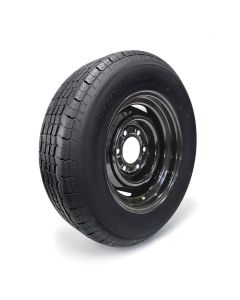 ST205/75R15 8 ply LRD 2150 lbs radial Westlake tire and 15" 6 holes black rim