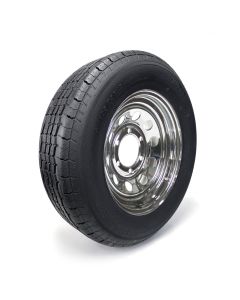 ST205/75R15 8 ply LRD 2150 lbs radial Westlake tire and 15" 6 holes chrome rim