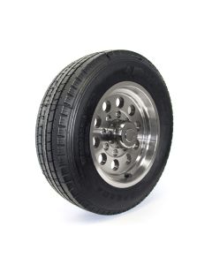235/80R16 14 ply LRG 4080 lbs radial Westlake tire and 16" 8 holes aluminum modular rim