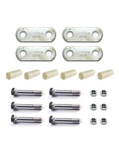 2K-3.5K single hardware with short shackle links, stover nuts and nylon bushings without hanger