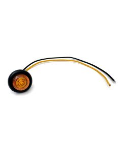 3/4" amber LED clearance light to clip