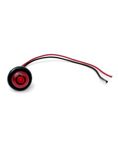 3/4" red LED clearance light to clip