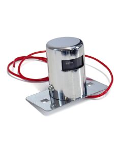 Clear chrome inc. license light