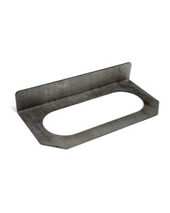 6 1/2" steel oval light bracket