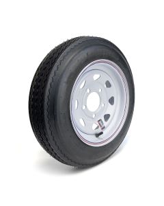 Pneu 4.80-12 6 plis LRC 990 lbs Hakuba et jante 12" 5 trous rally
