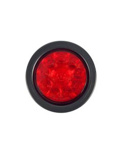 Lumière de position LED 4" rouge 10 diodes (connexion 90°)