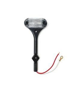6" x 2 1/2" x 1" amber LED clearance light for right fender