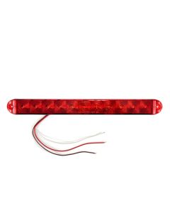 Barre de lumières LED 15 1/2" x 1 5/8" x 3/4" rouge 11 diodes