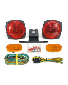Ensemble de lumières inc. 5" rouges avec fil 20'