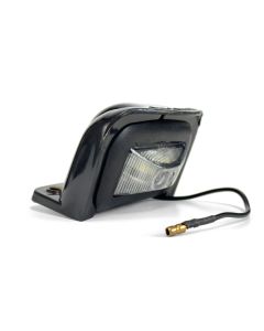 2 diodes 12V black plastic LED license light