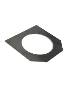 2 1/2" steel round light bracket