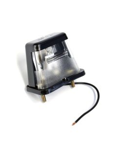 Clear plastic inc. license light