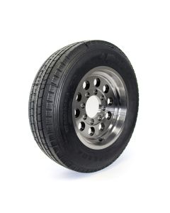 Pneu radial 235/80R16 14 plis LRG 4080 lbs Westlake et jante 16" 8 trous modulaire aluminium