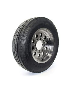 235/85R16 14 ply LRG 4400 lbs radial Westlake tire and 16" 8 holes aluminum modular rim