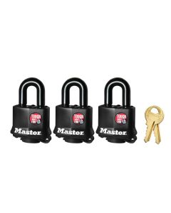 Cadenas résistant aux intempéries 1 9/16" large (3)