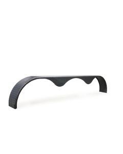 10" x 108" 14 GA triple steel fender checkered plate (16" rim)