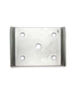 3" zinc industrial tie plate for 1/2" U-bolt and 2" spring